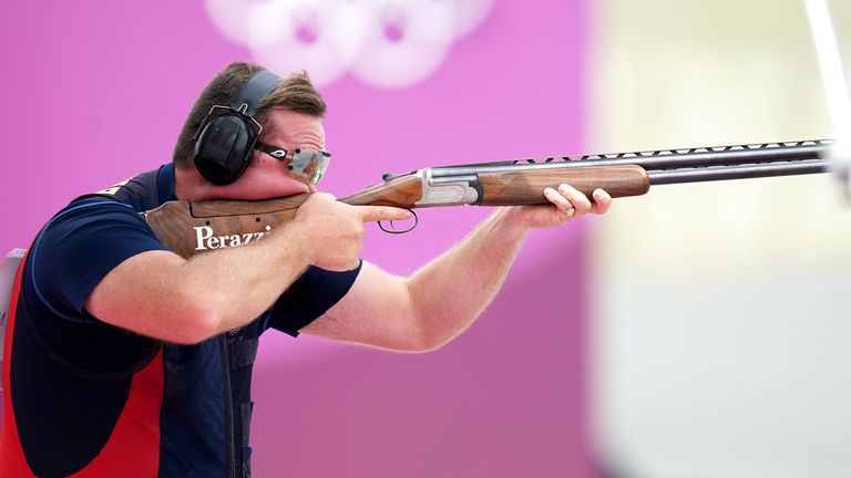 Coward-Holley arrived in Tokyo as one of the favourites for a trap shooting medal