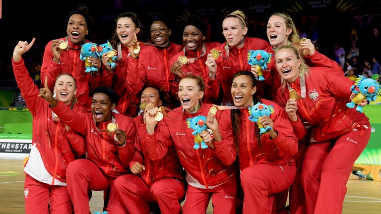 England won their first major gold medal at a Commonwealth Games on the Gold Coast in 2018