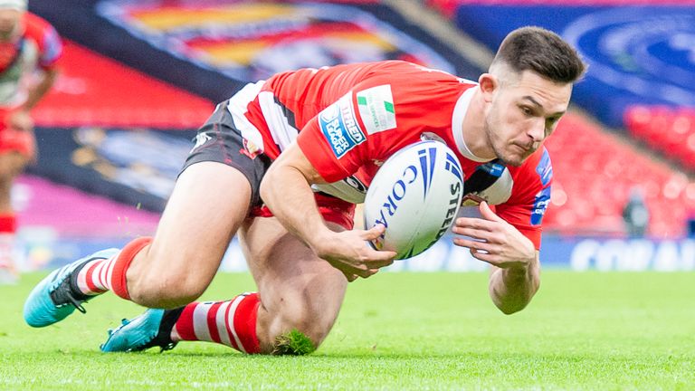 Niall Evalds is a member of the Salford team, which won the Challenge Cup runner-up in 2020
