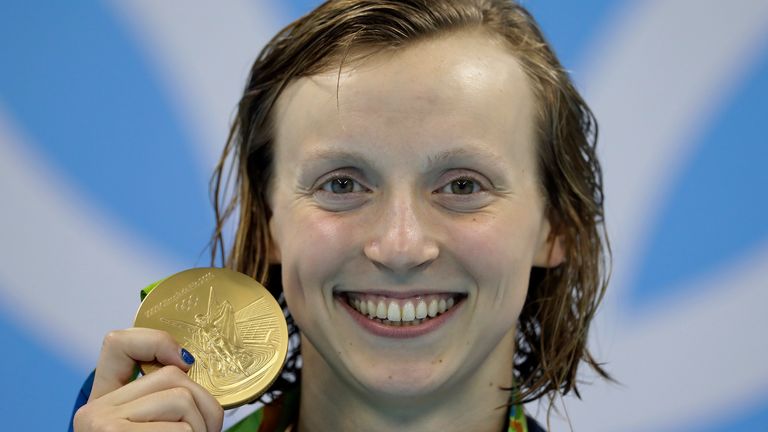 Katie Ledecky was one of the stars at the Rio Games five years ago