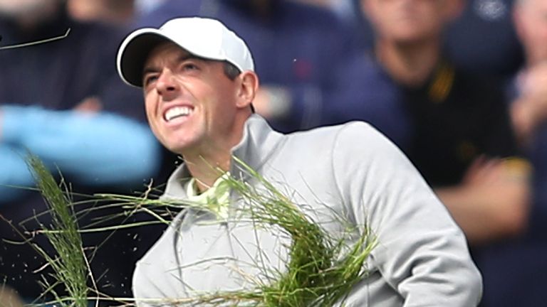 Rory McIlroy described some of Saturday's pin positions as diabolical