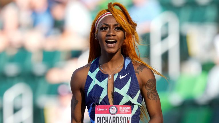 Sha'Carri Richardson is out of the 100m race in Tokyo after accepting a one-month suspension