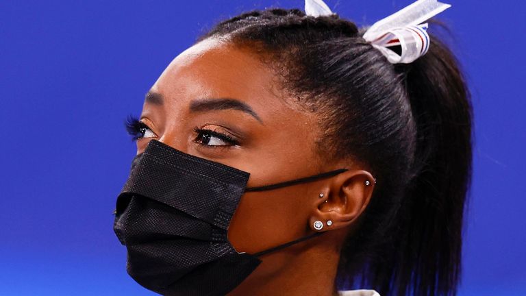 Sky Sports News reporter Geraint Hughes reports from Tokyo where American gymnast Simone Biles has pulled out of Sunday's vault and uneven bars finals at the 2020 Olympic Games