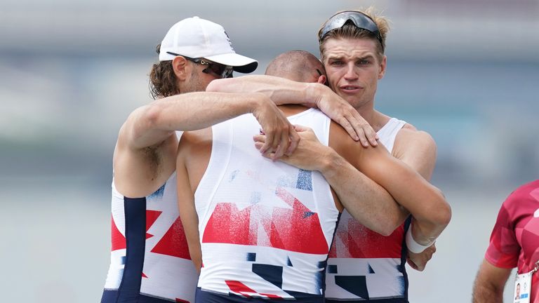 The men's eight squad finished behind New Zealand and Germany in the final