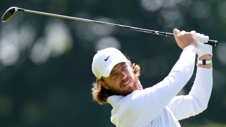 Tommy Fleetwood played alongside Lowry during the final round at Royal Portrush