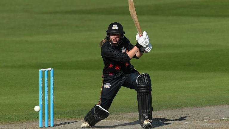 Kelly finished unbeaten on 100 from just 53 balls to inflict a first defeat on the Southern Vipers