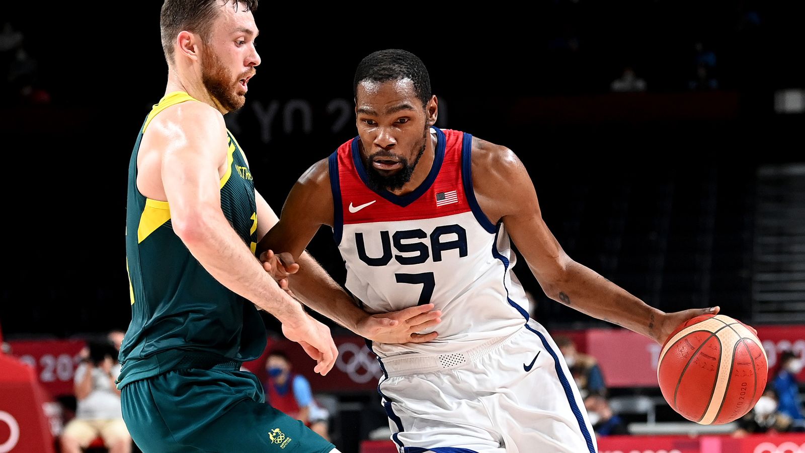 Kevin Durant inspires comeback as Team USA rally past Australia to reach gold medal game