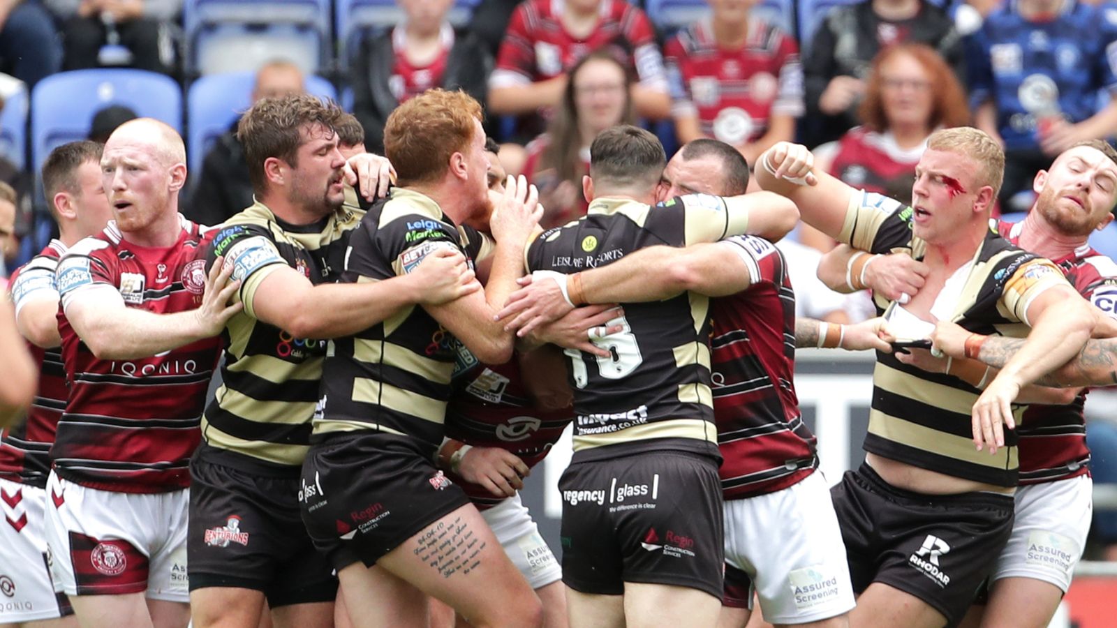 Super League Wigan and Leigh see four players suspended after fiery encounter Rugby League