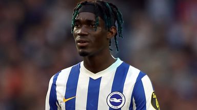Image of Brighton midfielder Yves Bissouma has been linked with a move away from the club