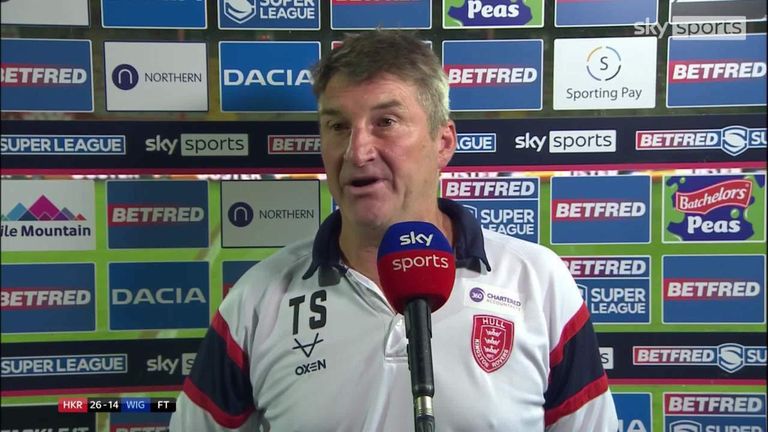 Tony Smith was unhappy three goal-kicks were not taken in line with where the tries were scored