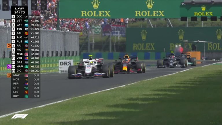 Max Verstappen won an incredible battle with Mick Schumacher to move into the points positions