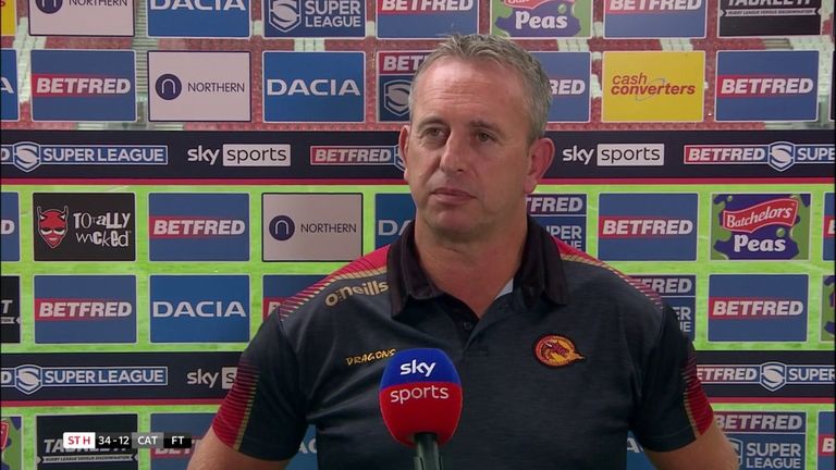 Catalan Dragons coach Steve McNamara was pleased how his side showed character in defeat