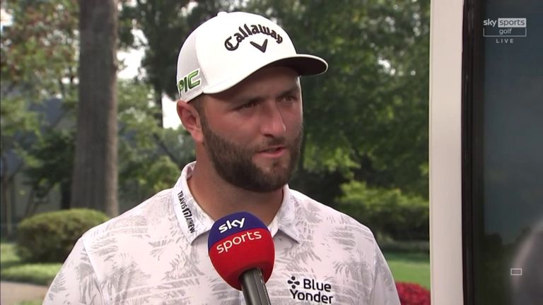 World No 1 Jon Rahm reflects on making a bogey-free start to the BMW Championship and explains why it is too early to think about potential FedExCup victory