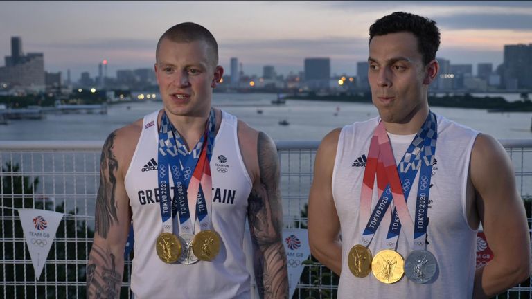 Tom Parmenter chats to Team GB's record-breaking swimming team. 