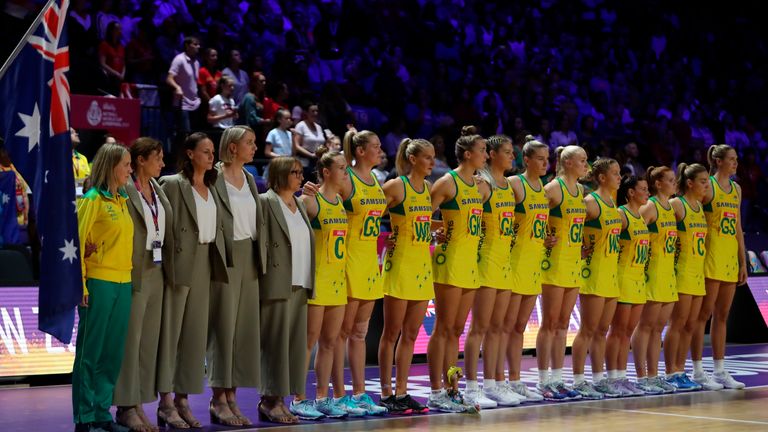 Les Australian Diamonds étaient finalistes de la dernière Coupe du monde de netball à Liverpool en 2019