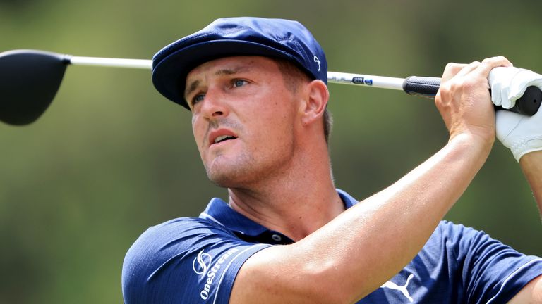 Bryson DeChambeau is two behind after 54 holes