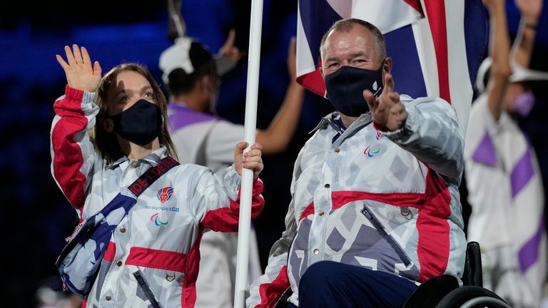 John Stubbs was one of Great Britain's flag bearers at the opening ceremony alongside Ellie Simmonds
