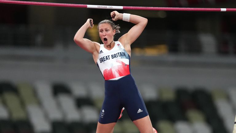 Bradshaw cleared 4.85m in Thursday's pole vault final to win a bronze medal