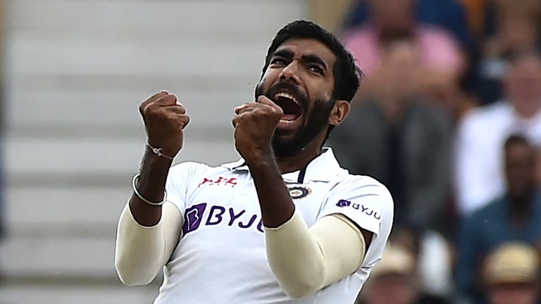 Jasprit Bumrah was superb in taking 5-64 to leave India needing 209 for victory