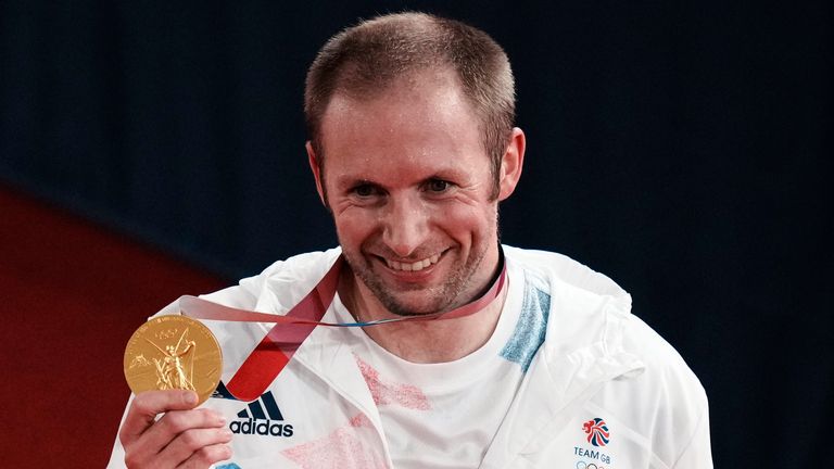 Jason Kenny became the first Briton to win seven Olympic gold medals as he took a stunning victory in the men's keirin final