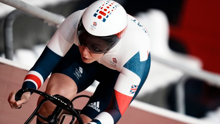 Katy Nicholls rode to sixth in the sprint at the 2020 Tokyo Olympics before her keirin hopes were ended by a crash in the quarter-finals