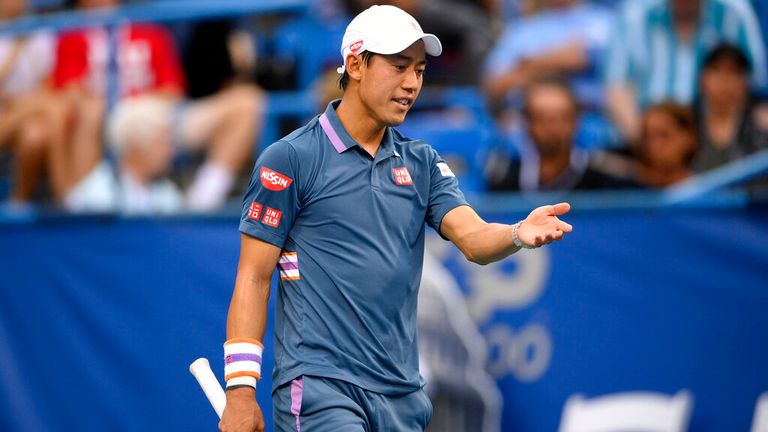 Kei Nishikori se retiró del National Bank Op en en Toronto debido a una lesión