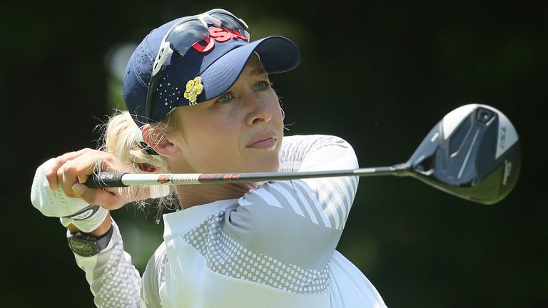 Nelly Korda to take three-stroke lead in Tokyo final