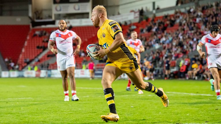 Oliver Holmes scored a try in a player-of-the-match performance