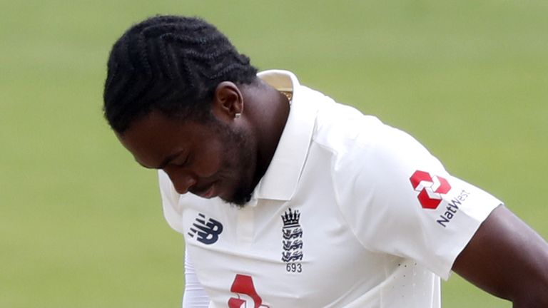 Jofra Archer has not played at the highest level for nine months