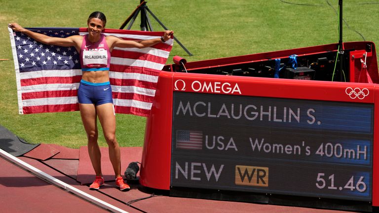 McLaughlin broke her own world record in Tokyo