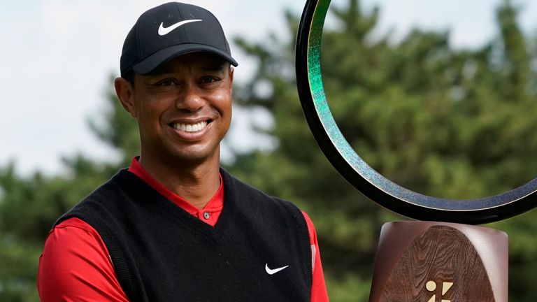 Tiger Woods claimed a record-equalling 82nd PGA Tour title when the Zozo Championship last took place in Japan in 2019