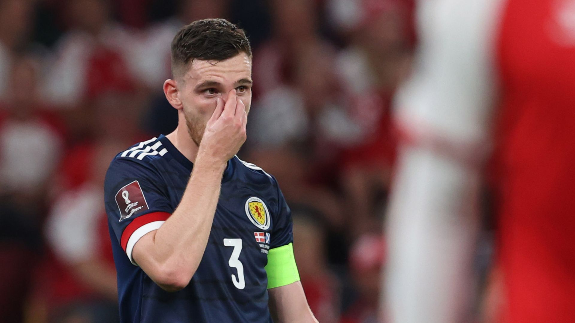 Quickfire double eases Denmark past sorry Scotland