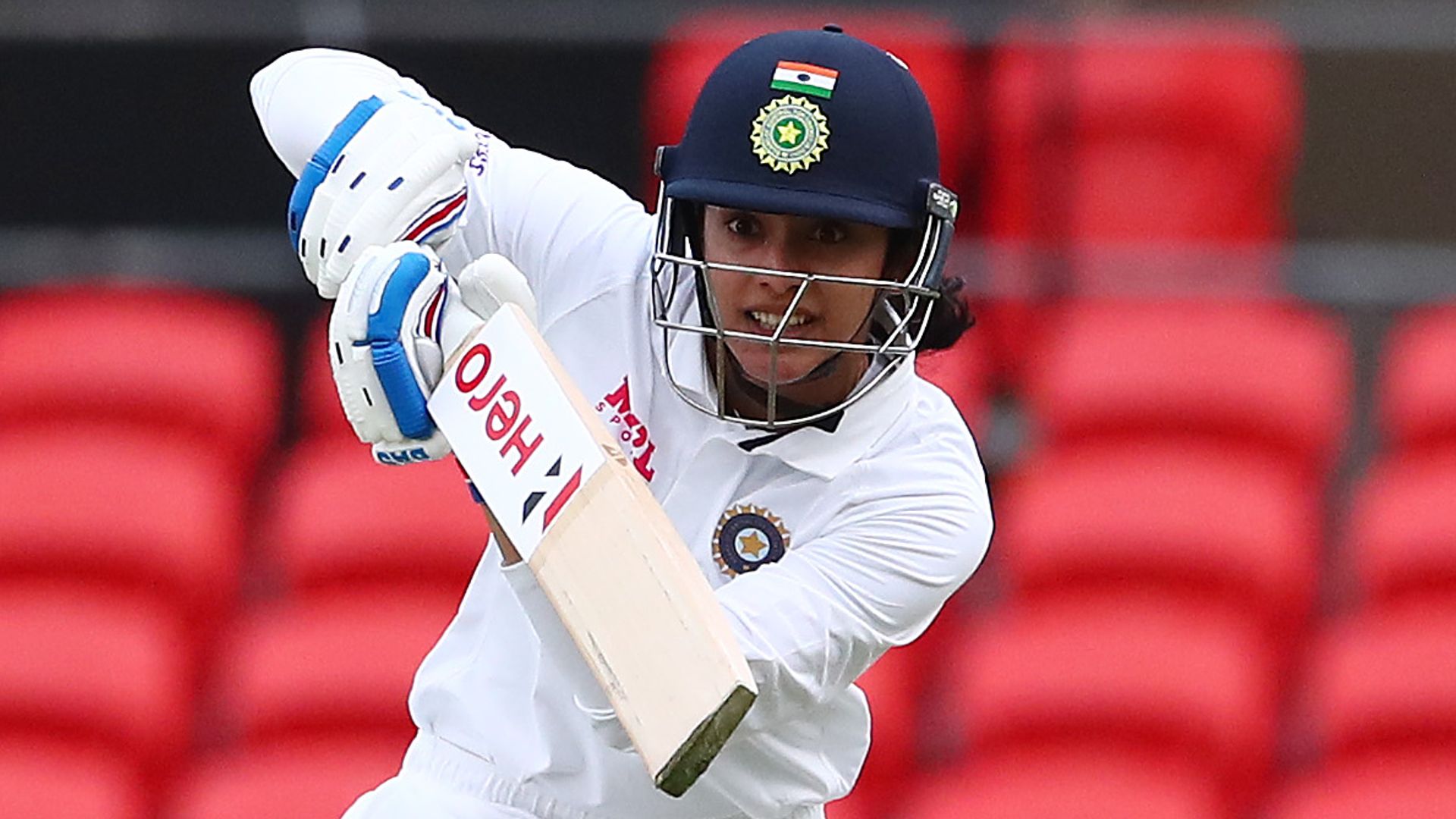 Mandhana shines for India as rain hits day-night Test