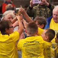 Teams from across Britain took part in the Inclusion Football festival