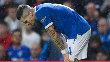 Image of Rangers' Ryan Kent is struggling with a hamstring injury