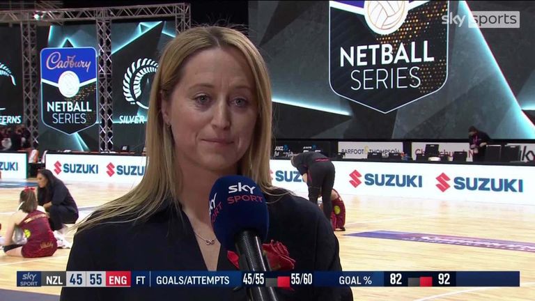 England coach Jess Thirlby was pleased to see her side enjoy their second-half performance as they levelled the three-game series against New Zealand.