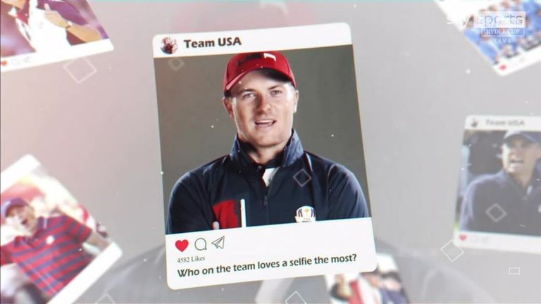 From the player they would least like to take control of their social media to the golfer who most loves a selfie, Team USA answer a variety of unusual questions about their Ryder Cup team-mates