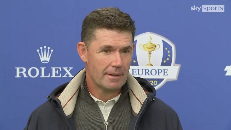 El capitán de la Copa Ryder de Europa, Padregg Harrington, dice que su equipo está bien preparado para cualquier complicación esta semana.