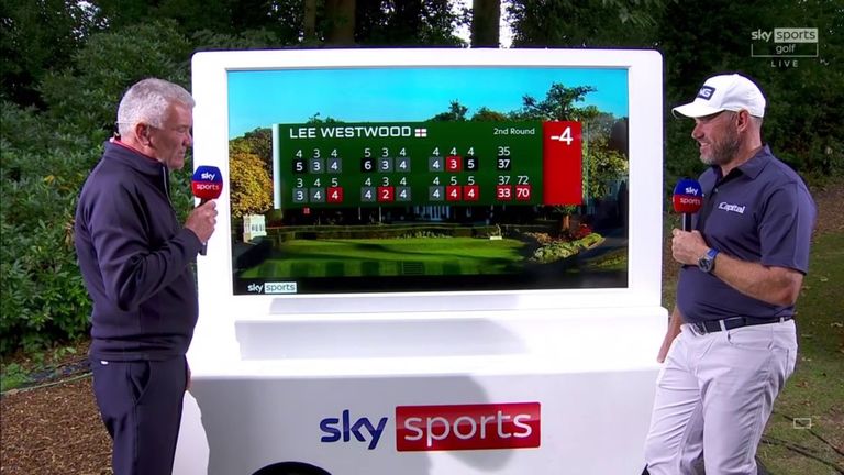 Lee Westwood described it as 'a good, battling day' as he overcame a slow start to card a second successive two-under 70 in the second round of the BMW PGA Championship