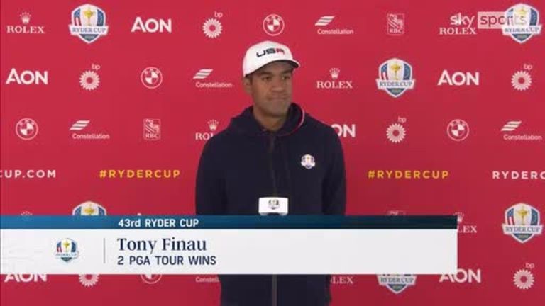 Tony Finau says camaraderie is a big thing for the Ryder Cup teams and he also stresses how much Team USA want to win for their captain Steve Stricker