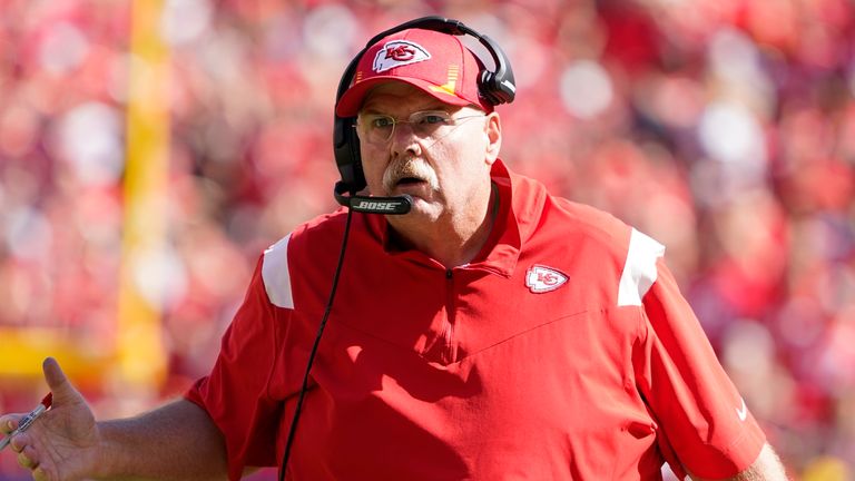 Andy Reid left Arrowhead Stadium in an ambulance after his Kansas City Chiefs suffered a 30-24 loss to the Los Angeles Chargers