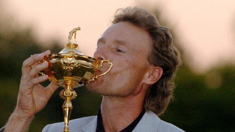 Bernhard Langer masterminded a record win on American soil in 2004
