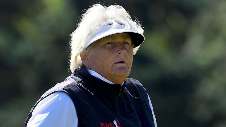 Dame Laura Davies defied her age to shoot 70 on a tough track