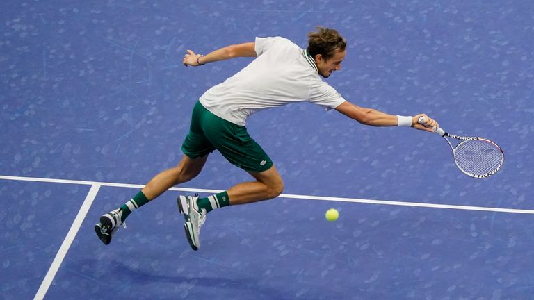 Daniil Medvedev is chasing a maiden Grand Slam title after defeats in two major finals (AP Photo/Seth Wenig)
