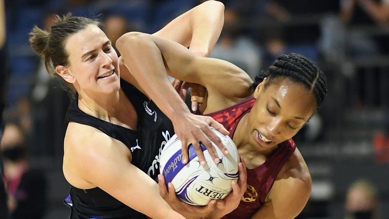 England's Vitality Roses won the deciding Test in New Zealand by four goals 