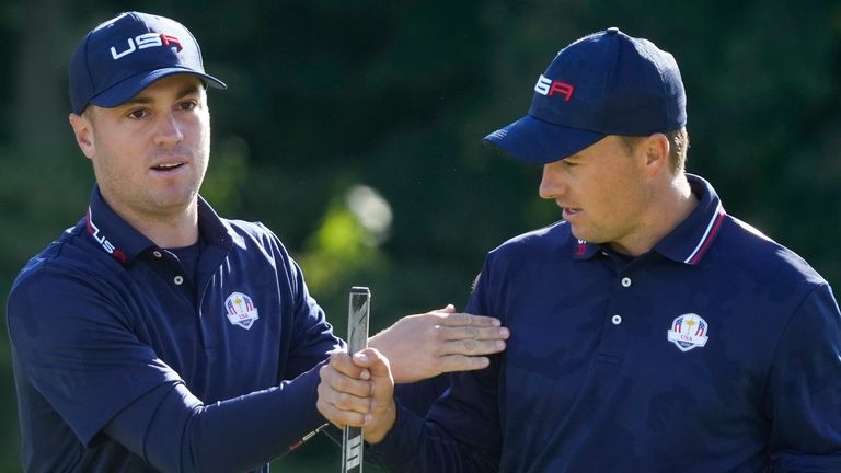 Spieth and Thomas battled to victory on Saturday morning