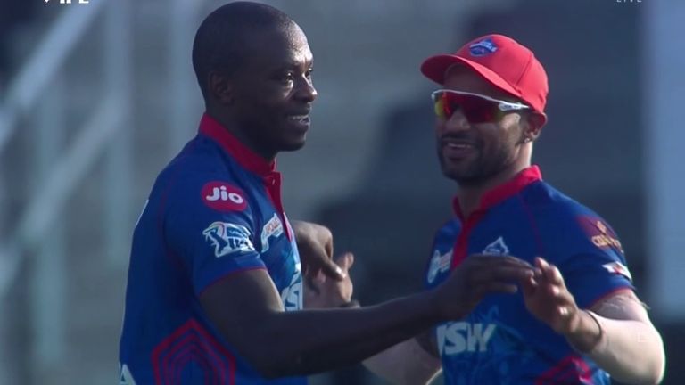 Kagiso Rabada helped Delhi Capitals to victory over Rajasthan Royals in the IPL