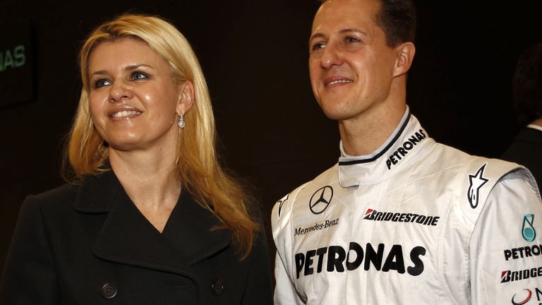 Michael Schumacher's wife Corinna has provided an update on his condition