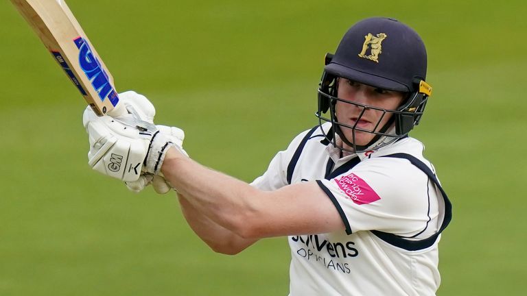 Rob Yates was unbeaten on 69 at stumps having shared an unbroken 120-run stand with Dom Sibley