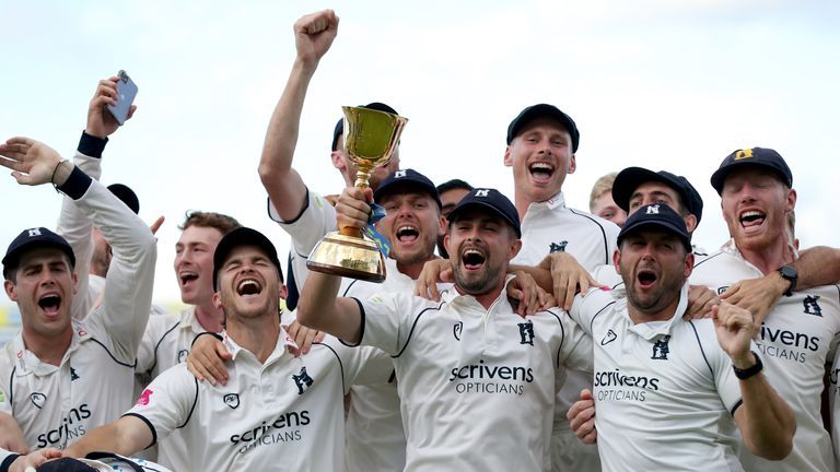 Warwickshire won the 2021 County Championship and went on to win Bob Willis Trophy final - in October